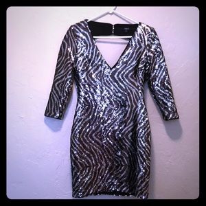 NYE Guess Sequin Mini Dress